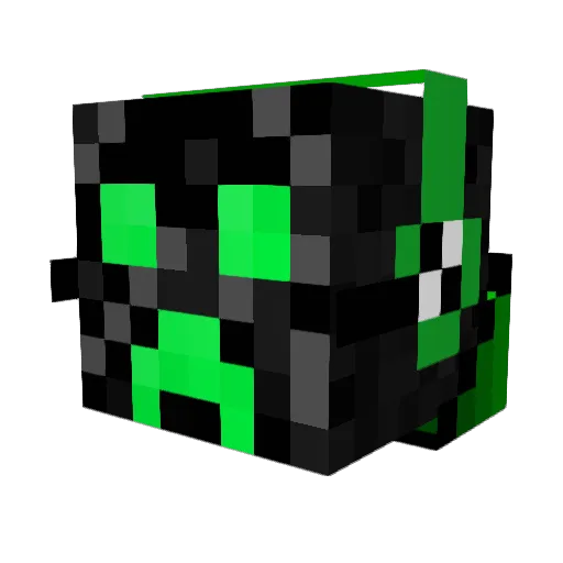 TobiasGrohmann Minecraft avatar head, 3D render