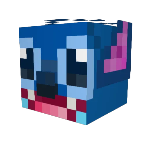 TobiasOlrd Minecraft avatar head, 3D render