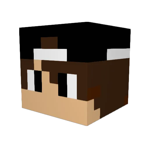 TobiasRatte Minecraft avatar head, 3D render