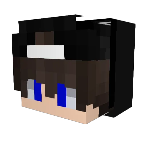 TobiasSteve Minecraft avatar head, 3D render