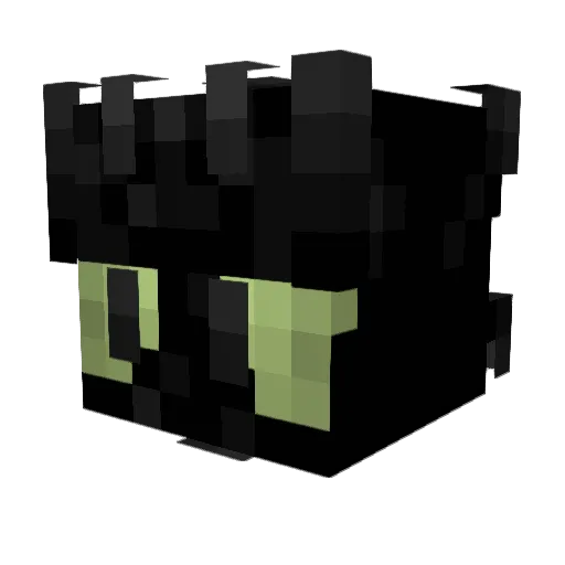 TobiasZaS Minecraft avatar head, 3D render
