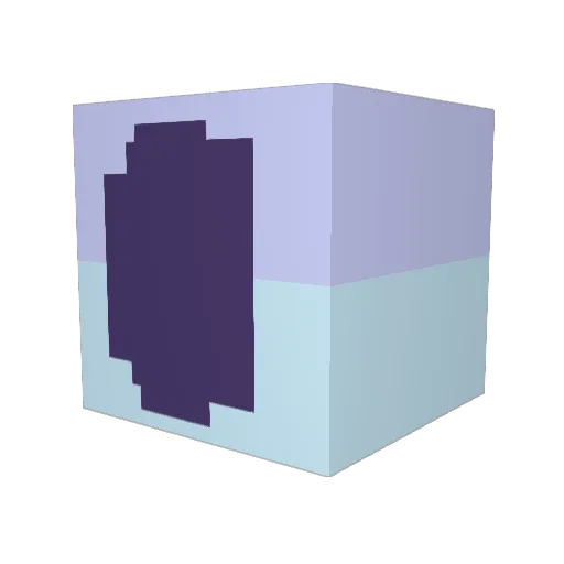 Tobiaseddd Minecraft avatar head, 3D render