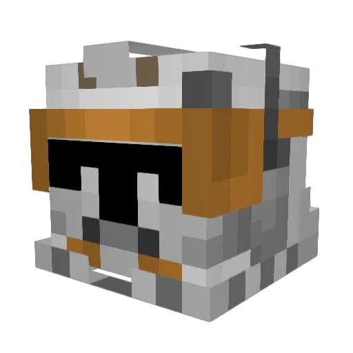 Tobiashirsch Minecraft avatar head, 3D render