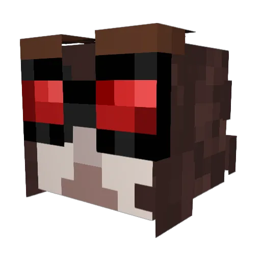 Tobiasnt Minecraft avatar head, 3D render