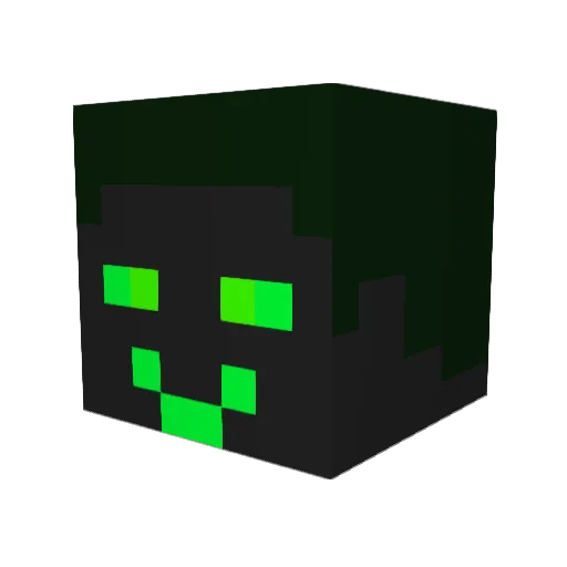 Tobiboy06 Minecraft avatar head, 3D render