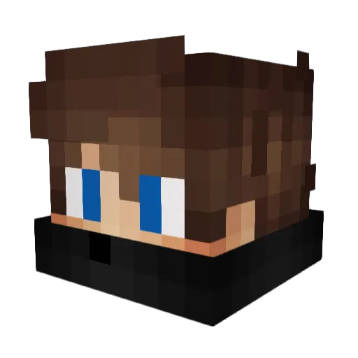 TobiderAlman Minecraft avatar head, 3D render