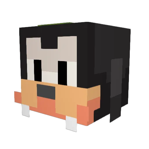 Tobivk09 Minecraft avatar head, 3D render