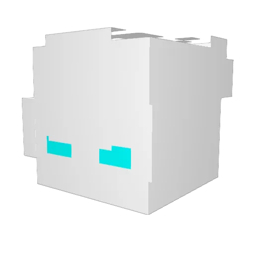 TobizX_ Minecraft avatar head, 3D render