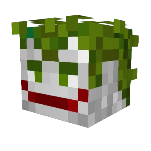 Tobkars Minecraft avatar head, 3D render