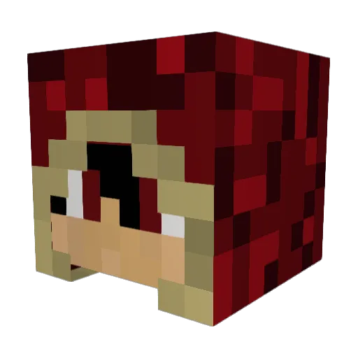 Toblerone14 Minecraft avatar head, 3D render