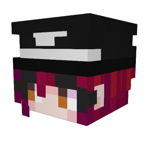 Toboyo_ Minecraft avatar head, 3D render