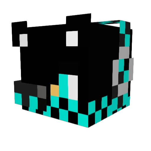 Tobron03 Minecraft avatar head, 3D render