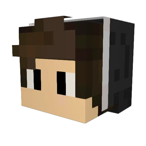 Tobs231 Minecraft avatar head, 3D render