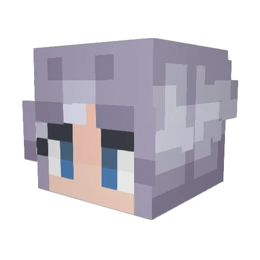 TobsTobs Minecraft avatar head, 3D render