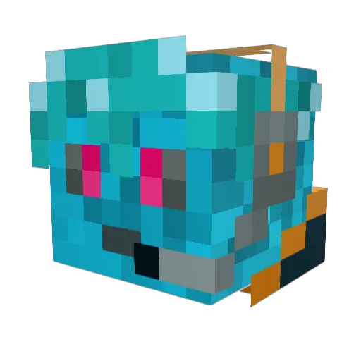 Toby2225 Minecraft avatar head, 3D render