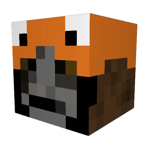 TobyDid911 Minecraft avatar head, 3D render