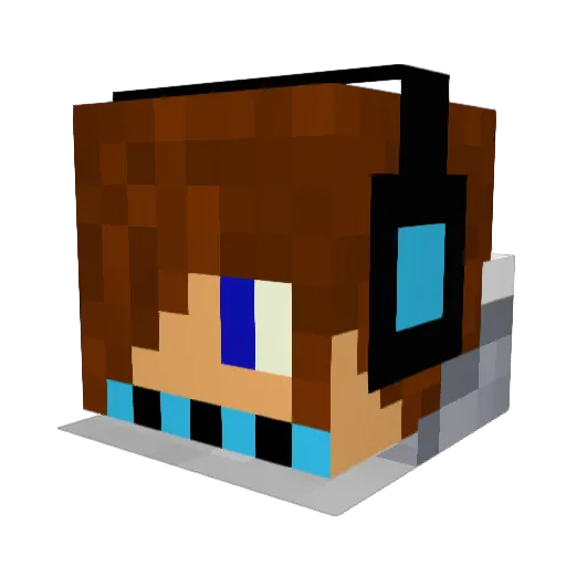 TobyDildine Minecraft avatar head, 3D render