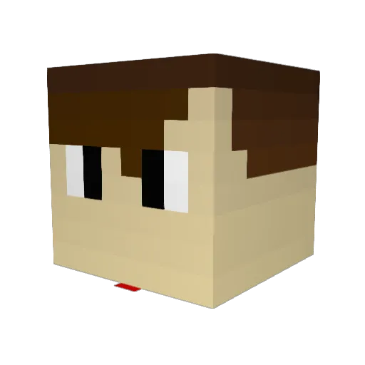 TobyRogers05 Minecraft avatar head, 3D render
