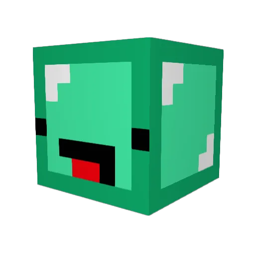 Toby_37 Minecraft avatar head, 3D render