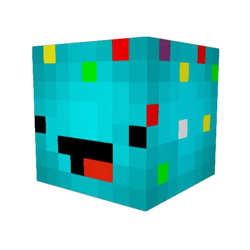 Toby_I Minecraft avatar head, 3D render