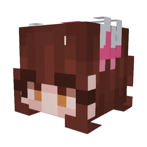 Tobyk772 Minecraft avatar head, 3D render