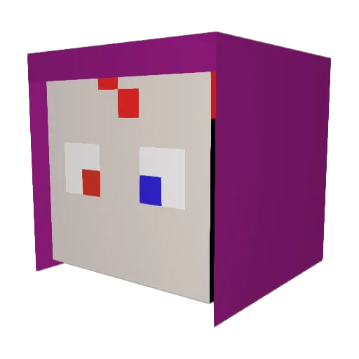 Tobysayn Minecraft avatar head, 3D render