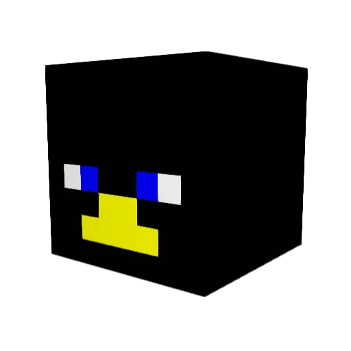 Tobysparrow Minecraft avatar head, 3D render
