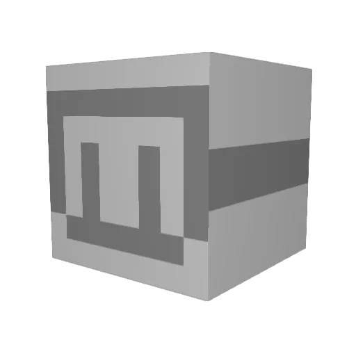 Tobytrucker Minecraft avatar head, 3D render