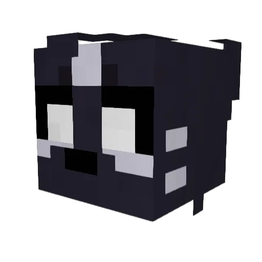 Tobyz_ Minecraft avatar head, 3D render