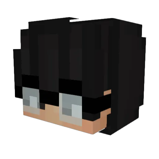 Tociz Minecraft avatar head, 3D render