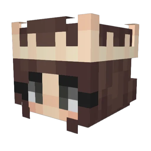Todaa Minecraft avatar head, 3D render