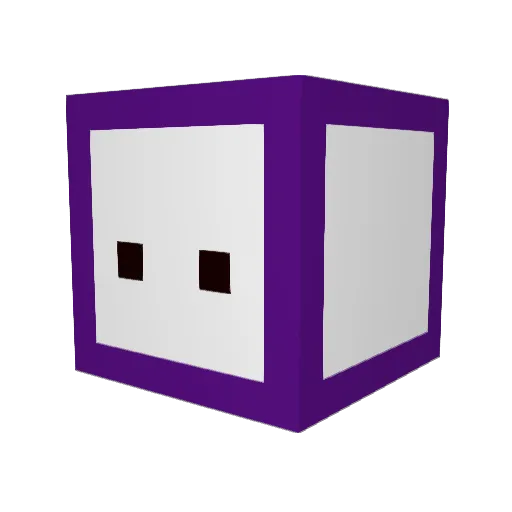 Toddbot Minecraft avatar head, 3D render