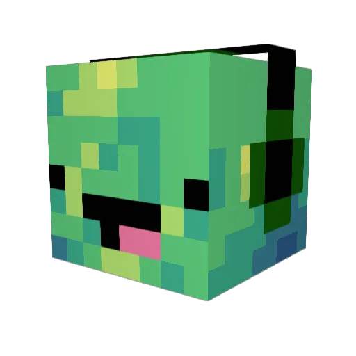 TodesAlt_31 Minecraft avatar head, 3D render