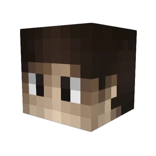 TodesCobweb Minecraft avatar head, 3D render