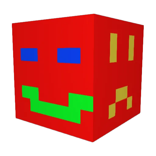 Todes_Schnitzel_ Minecraft avatar head, 3D render