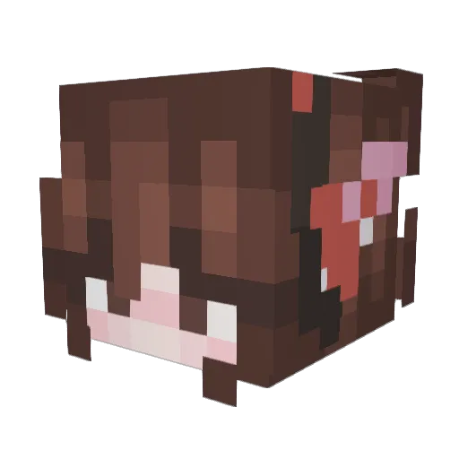 Todesschlaefer Minecraft avatar head, 3D render