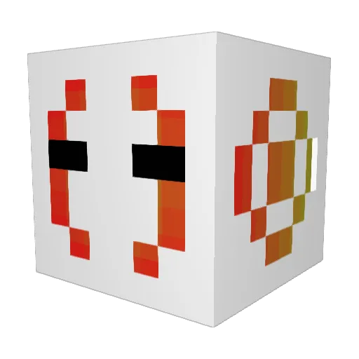 Todinno Minecraft avatar head, 3D render