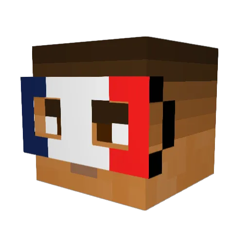 Todino89 Minecraft avatar head, 3D render