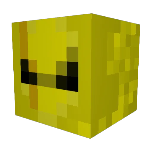 TodoDeGold Minecraft avatar head, 3D render