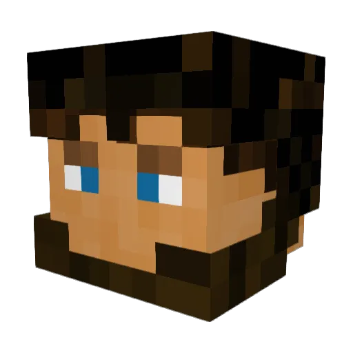 Todouch Minecraft avatar head, 3D render