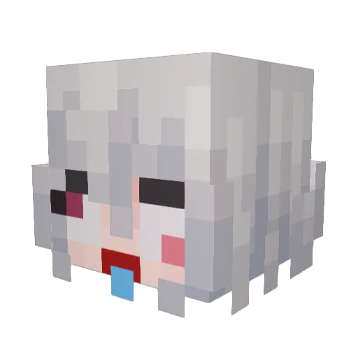 ToeKneeMahh Minecraft avatar head, 3D render