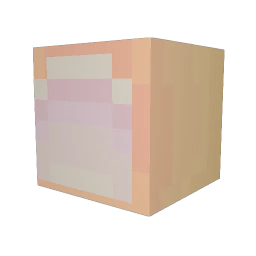 Toe_fu Minecraft avatar head, 3D render