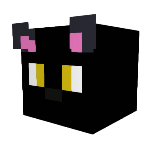 Toeco Minecraft avatar head, 3D render