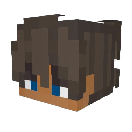 Toestaan Minecraft avatar head, 3D render