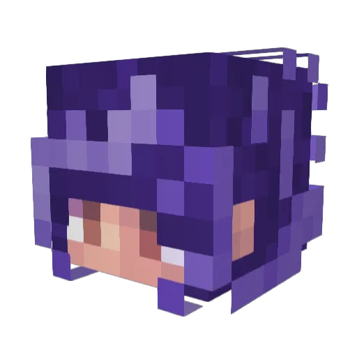 Toffee_Talk Minecraft avatar head, 3D render
