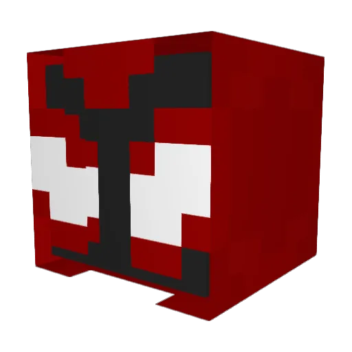 Toffy21 Minecraft avatar head, 3D render