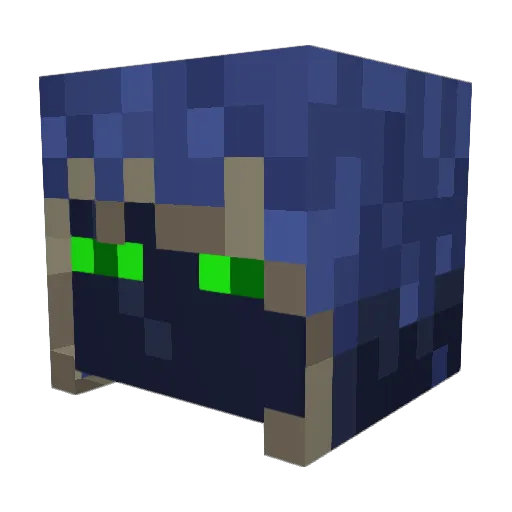 Tofoo_ Minecraft avatar head, 3D render