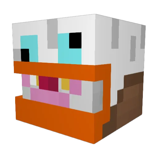 TofuEatr Minecraft avatar head, 3D render