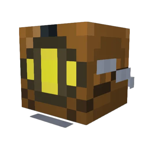Tofube Minecraft avatar head, 3D render