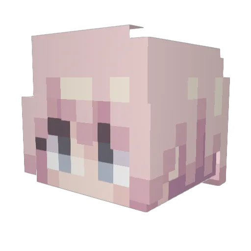TogawaGRP Minecraft avatar head, 3D render